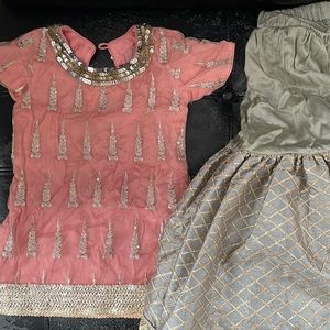 Little girls gharara - Indian wedding outfit - designer